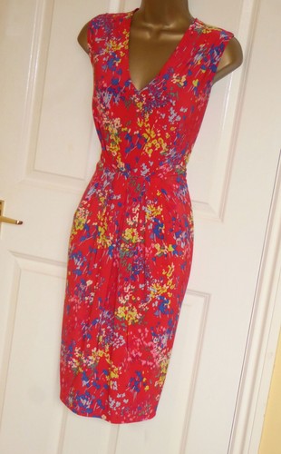 Phase eight red floral - red, print